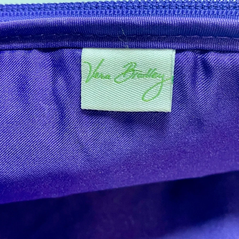 Vera Bradley Purple Paisley Quilted Laptop Sleeve Heather 14” x 11”